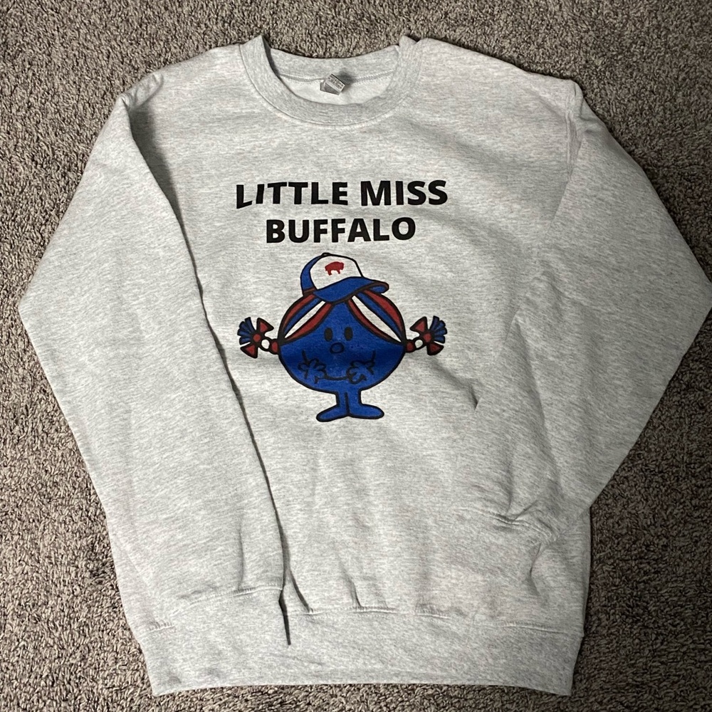 Little Miss Buffalo Bills crewneck size small